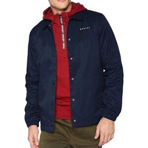 Oakley Mens Cotton Icon Coach Jacket Navy
